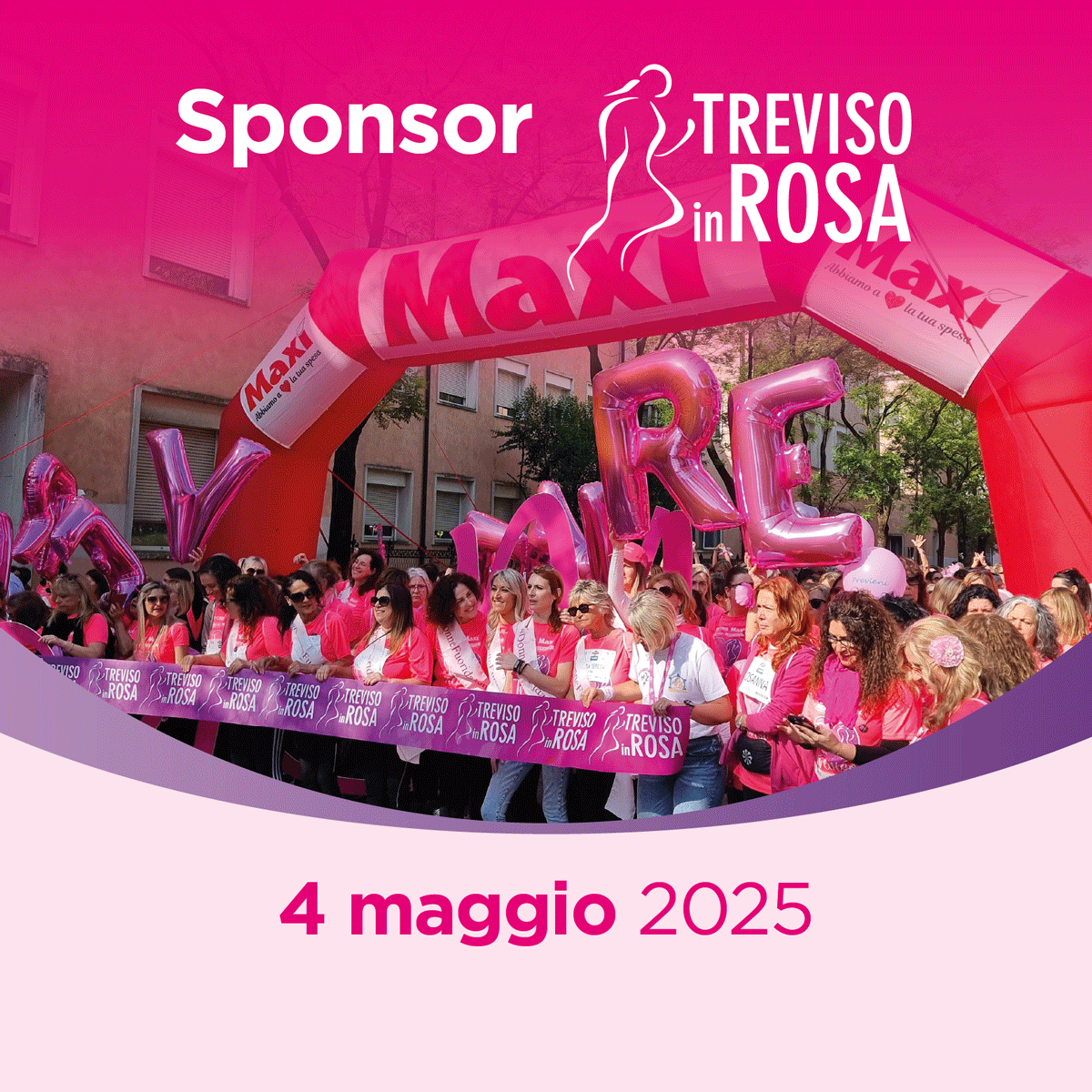 maxì sponsor treviso in rosa 2025