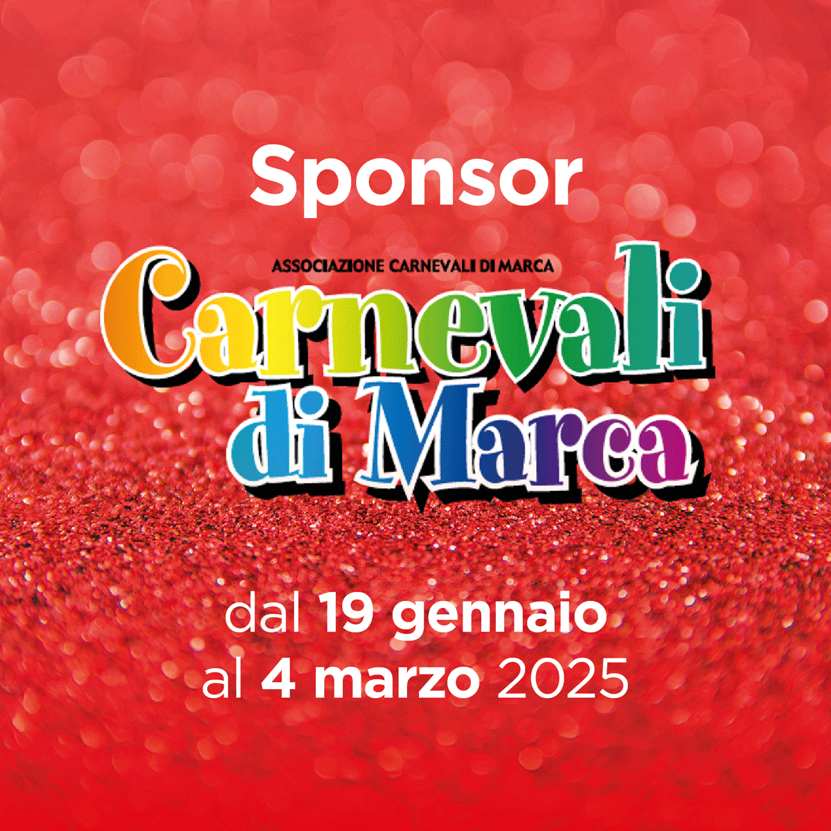 Banner Supermercati Maxì sponsor Carnevali di Marca 2025